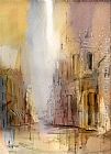 Anna Razumovskaya Canvas Paintings - City I've never been 2
